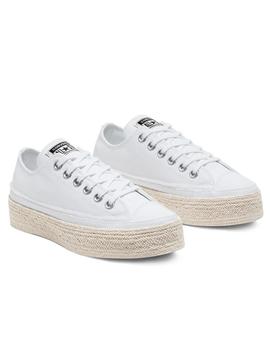 Zapatilla Converse mujer PL Espadrille Blanco