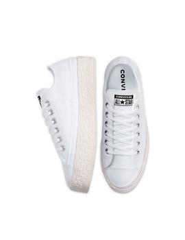 Zapatilla Converse mujer PL Espadrille Blanco