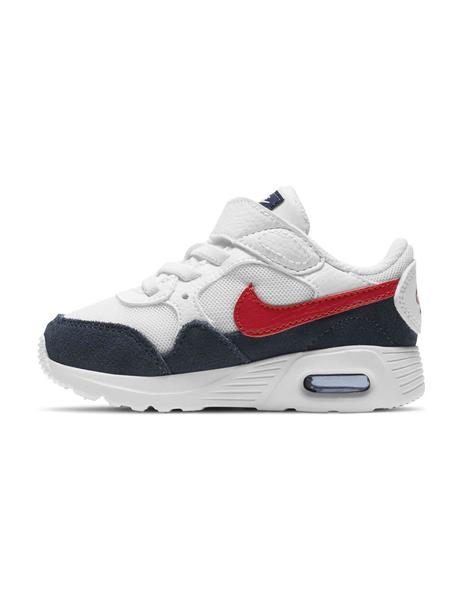 internacional zorro inundar Zapatilla Niño Nike air Max Sc Blanca Azul Roja