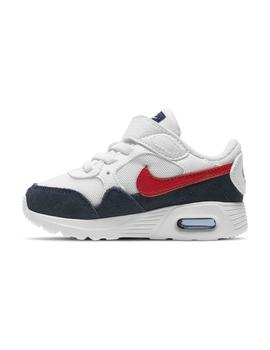 Zapatilla Niño Nike air Max Sc Blanca Azul Roja