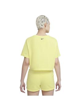 Camiseta Mujer Nike NSW Crop Amarillo