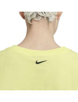 Camiseta Mujer Nike NSW Crop Amarillo