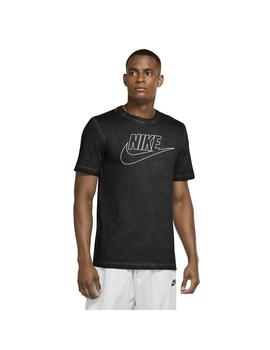 Camiseta Hombre Nike Dye Wash Negra