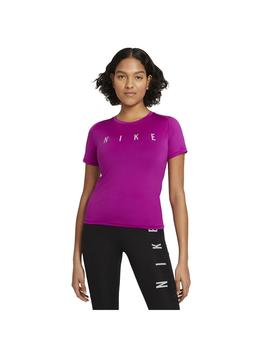 Camiseta Mujer Nike Miler Run Division Morada