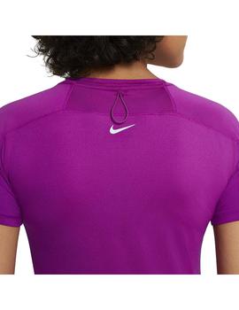 Camiseta Mujer Nike Miler Run Division Morada