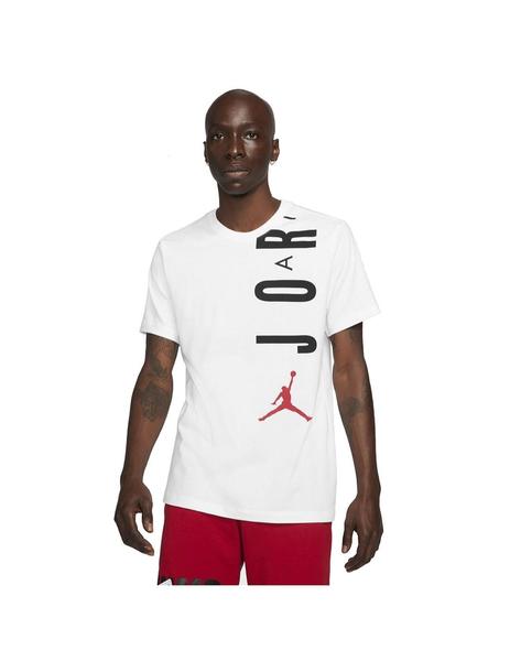 Ambiente Reconocimiento internacional Camiseta Hombre Nike Jordan Air Blanca
