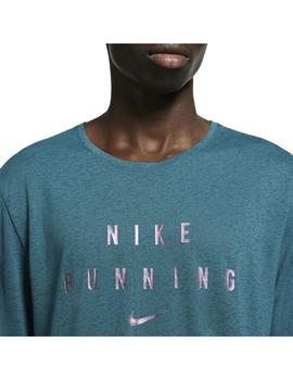 Camiseta Hombre Nike Miler Verde