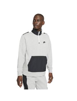 Sudadera Hombre Nike Nsw Gris Negro