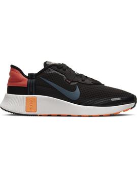 Zapatilla Hombre Nike Reposto Negra Naranja