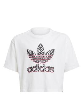 Camiseta Niña adidas Tee Blanca