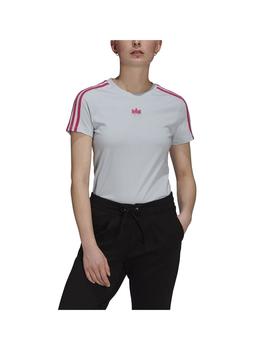 Camiseta Mujer adidas Slim Tee Celeste