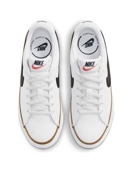 Zapatilla Unisex Nike Court Legacy Blanco/Neg.