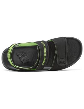 Chancla Junior New Balance Negro/Verde