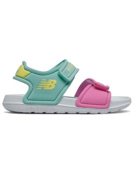 Chancla Baby New Balance Rosa/Azul