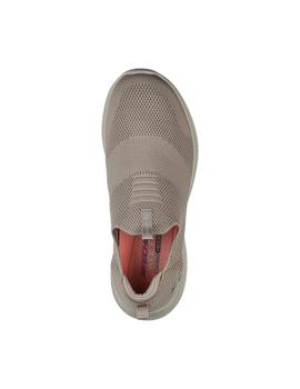 Zapatilla Mujer Skechers Ultra Flex Beige