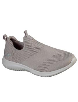 Zapatilla Mujer Skechers Ultra Flex Beige