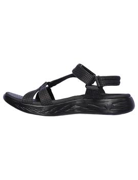 Sandalia Mujer Skechers On The Go Negro