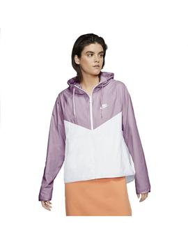 Cortavientos Nike Mujer Blanco/Lila