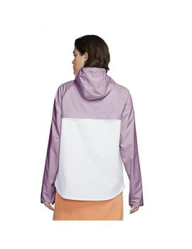 Cortavientos Nike Mujer Blanco/Lila