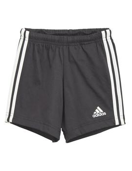 Conjunto Niño adidas Lil 3S Blanco Negro