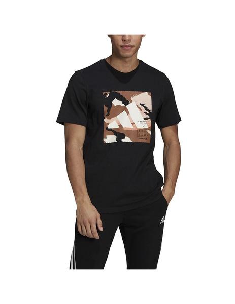 Camiseta Hombre adidas Athetics Graphic Negra