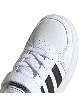 Zapatilla Unisex adidas Breaknet Blanco/Negro