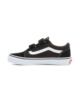 Zapatilla Vans Junior Old Skool V Negro