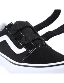 Zapatilla Vans Junior Old Skool V Negro