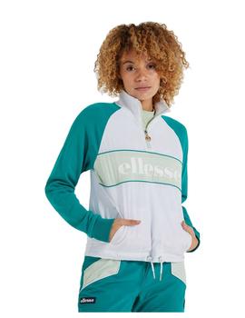 Sudadera Mujer Ellesse Coacoa Verde Blanca