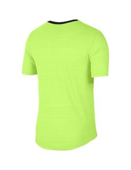 Camiseta Hombre Nike DRI-Fit  Miler Fluor