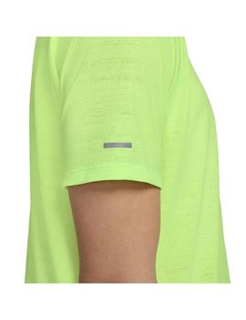 Camiseta Hombre Nike DRI-Fit  Miler Fluor