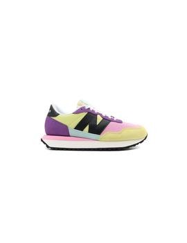 Sumergido mapa Al frente Zapatilla Mujer New Balance 237 Amarillo Rosa Lila