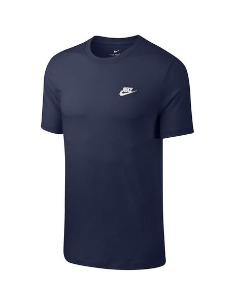 Enajenar complemento Mandíbula de la muerte Camiseta Hombre Nike NSW Club Marino
