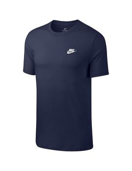 Camiseta Hombre Nike NSW Club Marino