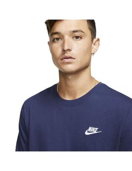 Camiseta Hombre Nike NSW Club Marino