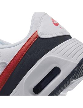 Zapatilla Niño Nike Air Max Sc Blanca Marino Rojo