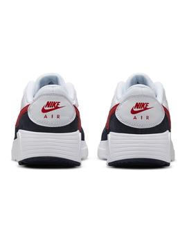 Zapatilla Niño Nike Air Max Sc Blanca Marino Rojo