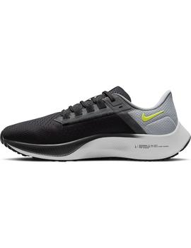 Zapatilla Hombre Nike Pegasus 38 Negra Gris