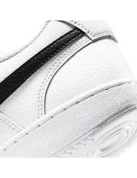 Zapatilla Hombre Nike Court Vision Low Blanca Negra