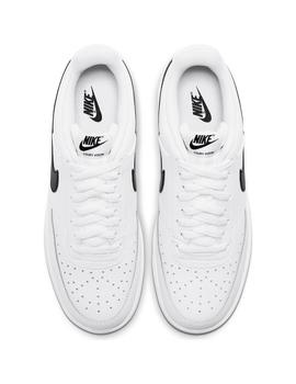 Zapatilla Hombre Nike Court Vision Low Blanca Negra