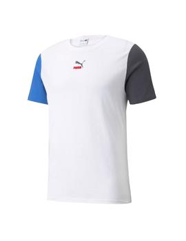 Camiseta Hombre Puma Clsx Blanca