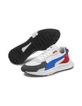 Zapatilla Hombre Puma Vild Rider Rollin Blanca Gris