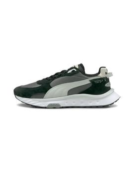 Zapatilla Hombre Puma Wild Rider Rollin Negra Gris