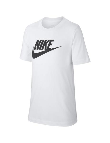Camiseta Niño Nike Nsw Blanca Negra