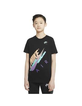 Camiseta Niño Nike Beach Negra