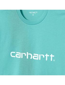 Camiseta Hombre Carhartt WIP Script Verde
