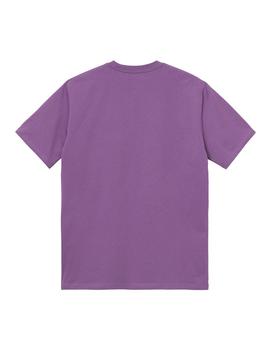 Camiseta Hombre Carhartt WIP Script Morada