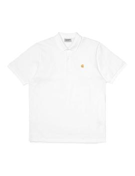 Polo Hombre Carhartt Wip Chase Pique Blanco