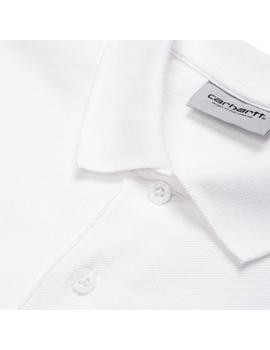 Polo Hombre Carhartt Wip Chase Pique Blanco