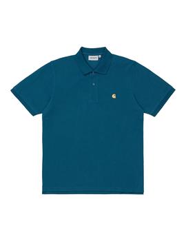 Polo Hombre Carhartt WIP Chase Pique Azul